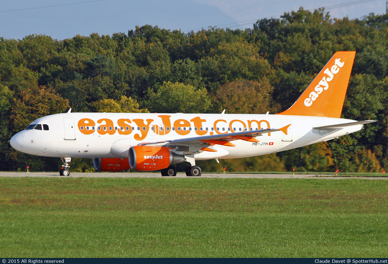 Photo of HB-JYH - Airbus A319-111 operated by easyJet Switzerland