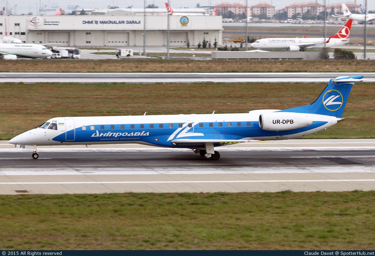 Photo of UR-DPB - Embraer ERJ-145LR operated by Dniproavia