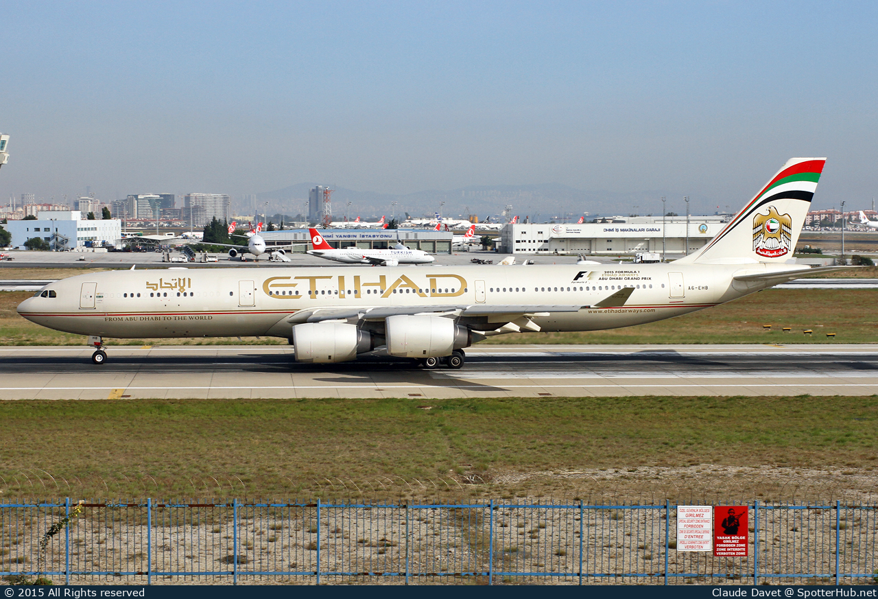 Photo of A6-EHB - Airbus A340-541 operated by Etihad Airways