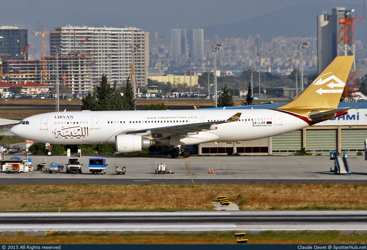 Photo of 5A-LAR - Airbus A330-202 operated by Libyan Airlines
