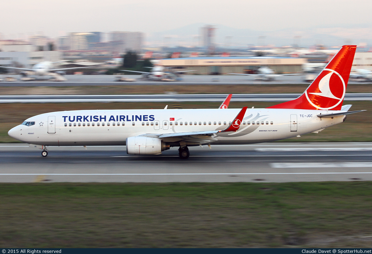 Photo of TC-JGC - Boeing 737-8F2 operated by Turkish Airlines