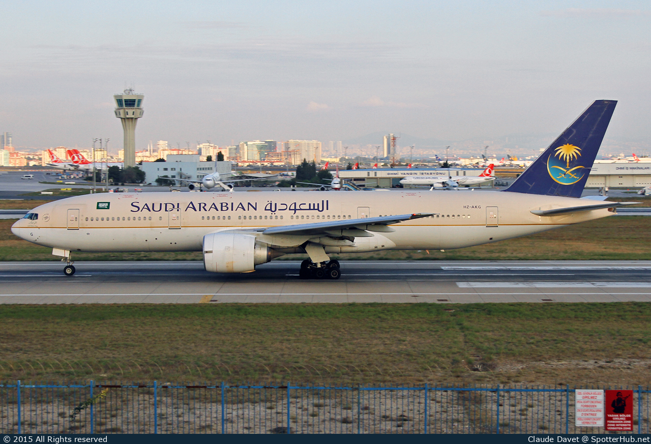 Photo of HZ-AKG - Boeing 777-268(ER) operated by Saudi Arabian Airlines