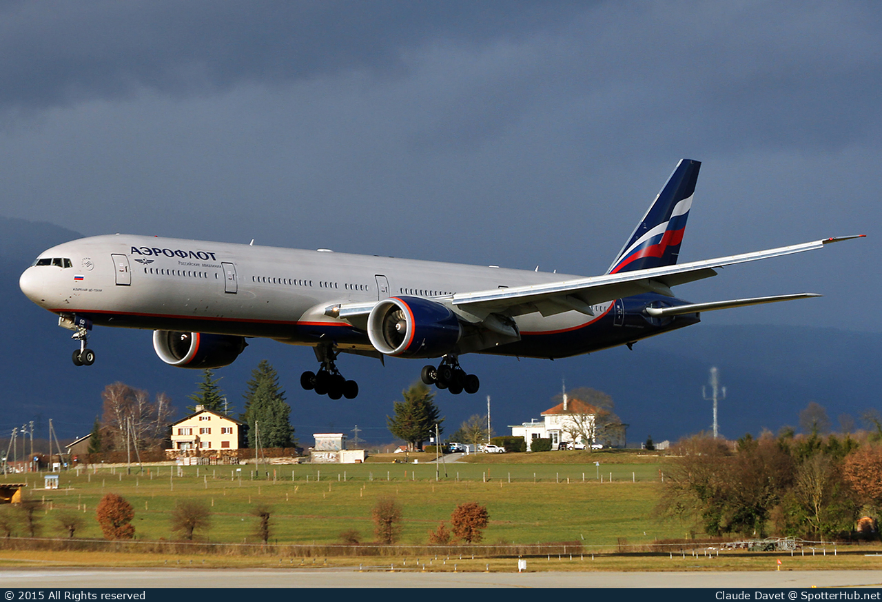 Photo of VP-BGD - Boeing 777-3M0(ER) operated by Aeroflot