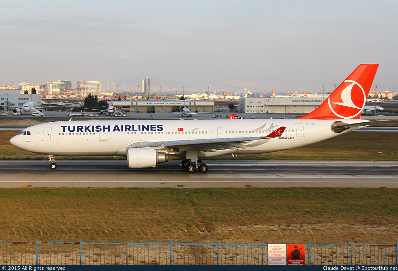 Photo of TC-JNB - Airbus A330-203 operated by Turkish Airlines