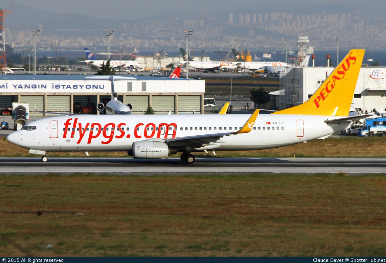 Photo of TC-IZI - Boeing 737-8GJ operated by Pegasus Airlines