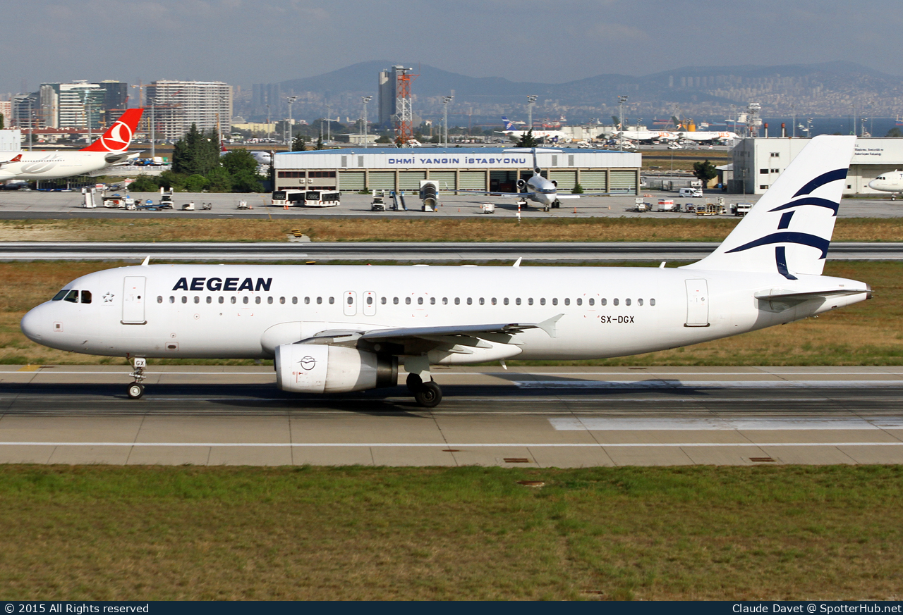 Photo of SX-DGX - Airbus A320-232 operated by Aegean Airlines