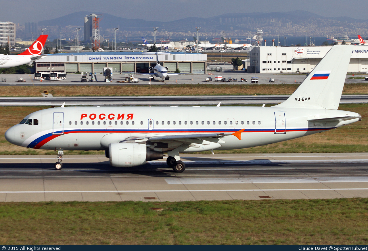 Photo of VQ-BAV - Airbus A319-111 operated by Rossiya Airlines