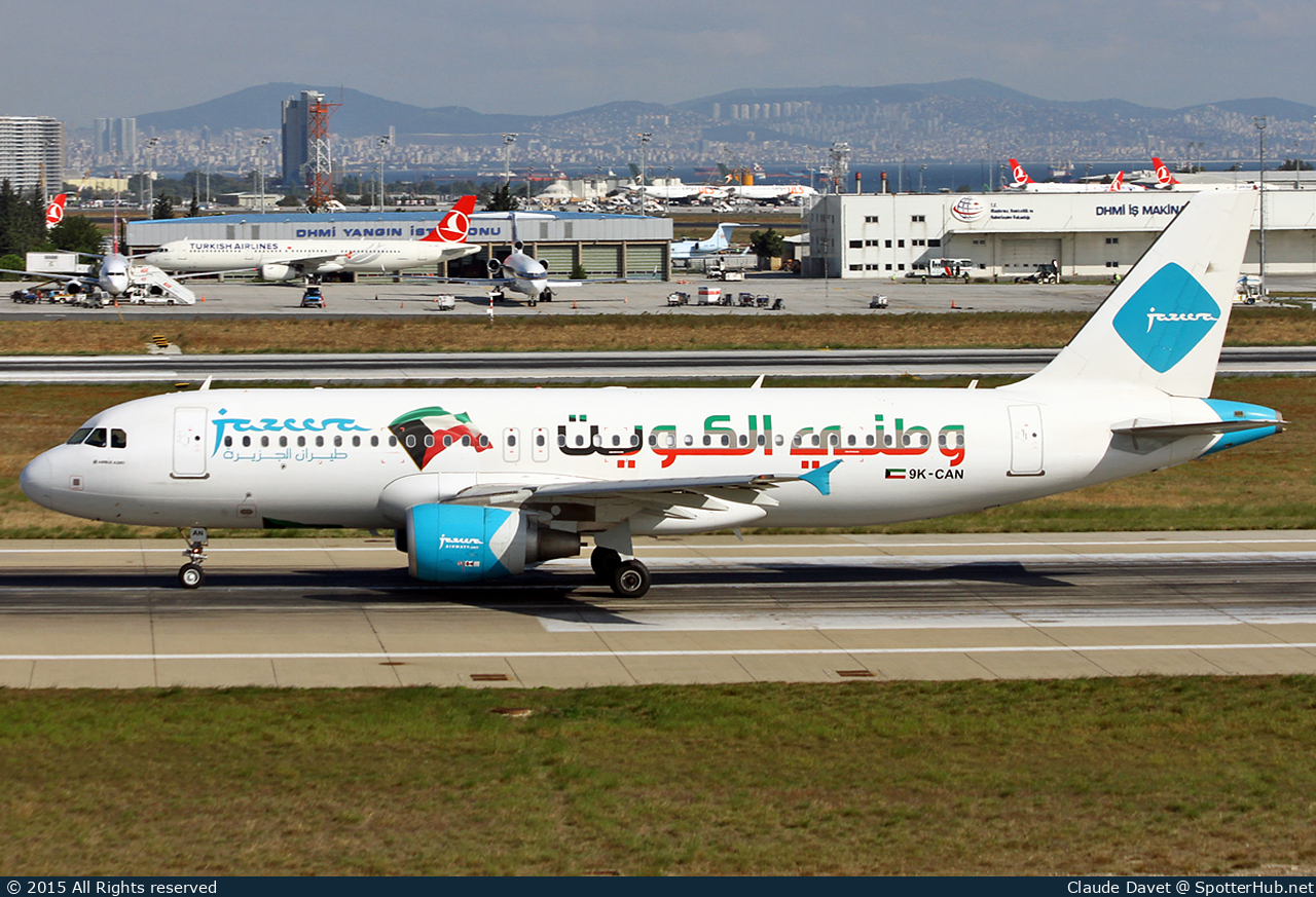 Photo of 9K-CAN - Airbus A320-214 operated by Jazeera Airways