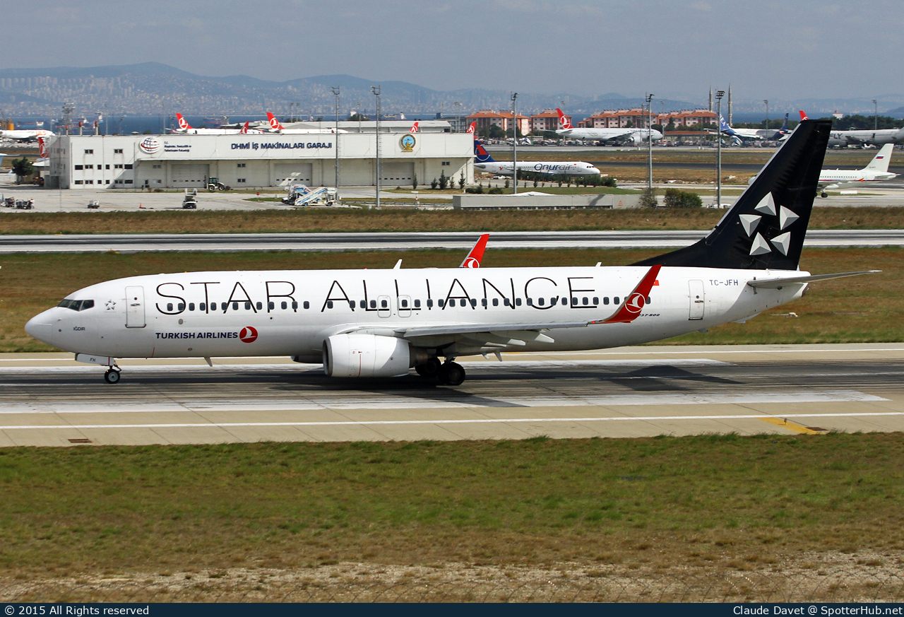 Photo of TC-JFH - Boeing 737-8F2 operated by Turkish Airlines