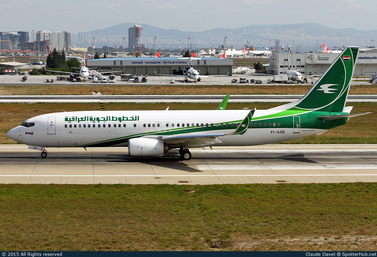 Photo of YI-ASE - Boeing 737-81Z operated by Iraqi Airways
