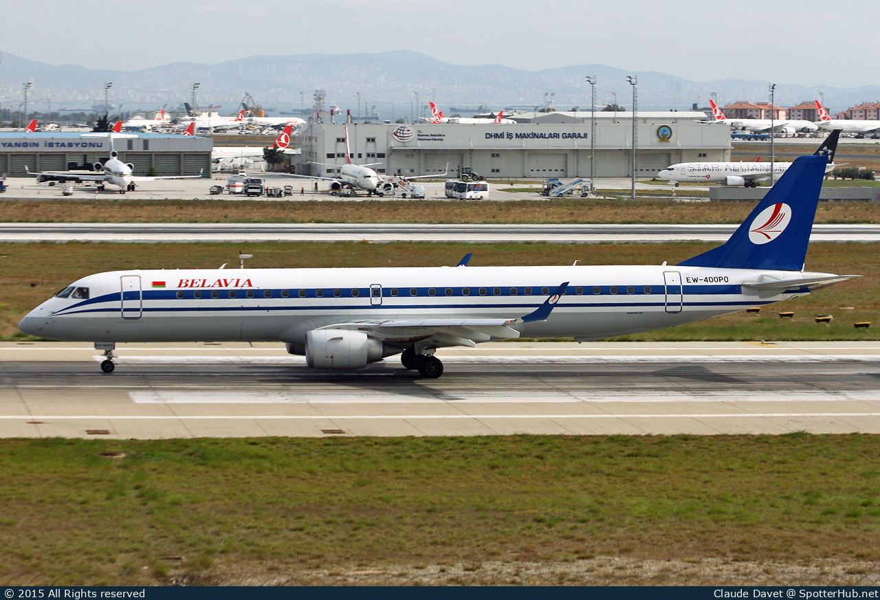 Photo of EW-400PO - Embraer ERJ-195LR operated by Belavia