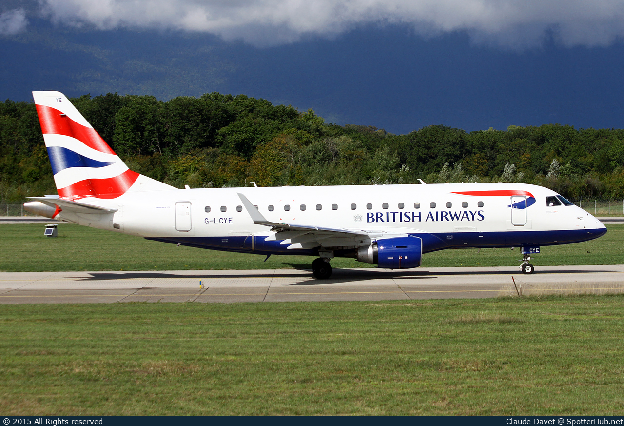 Photo of G-LCYE - Embraer ERJ-170STD operated by BA CityFlyer
