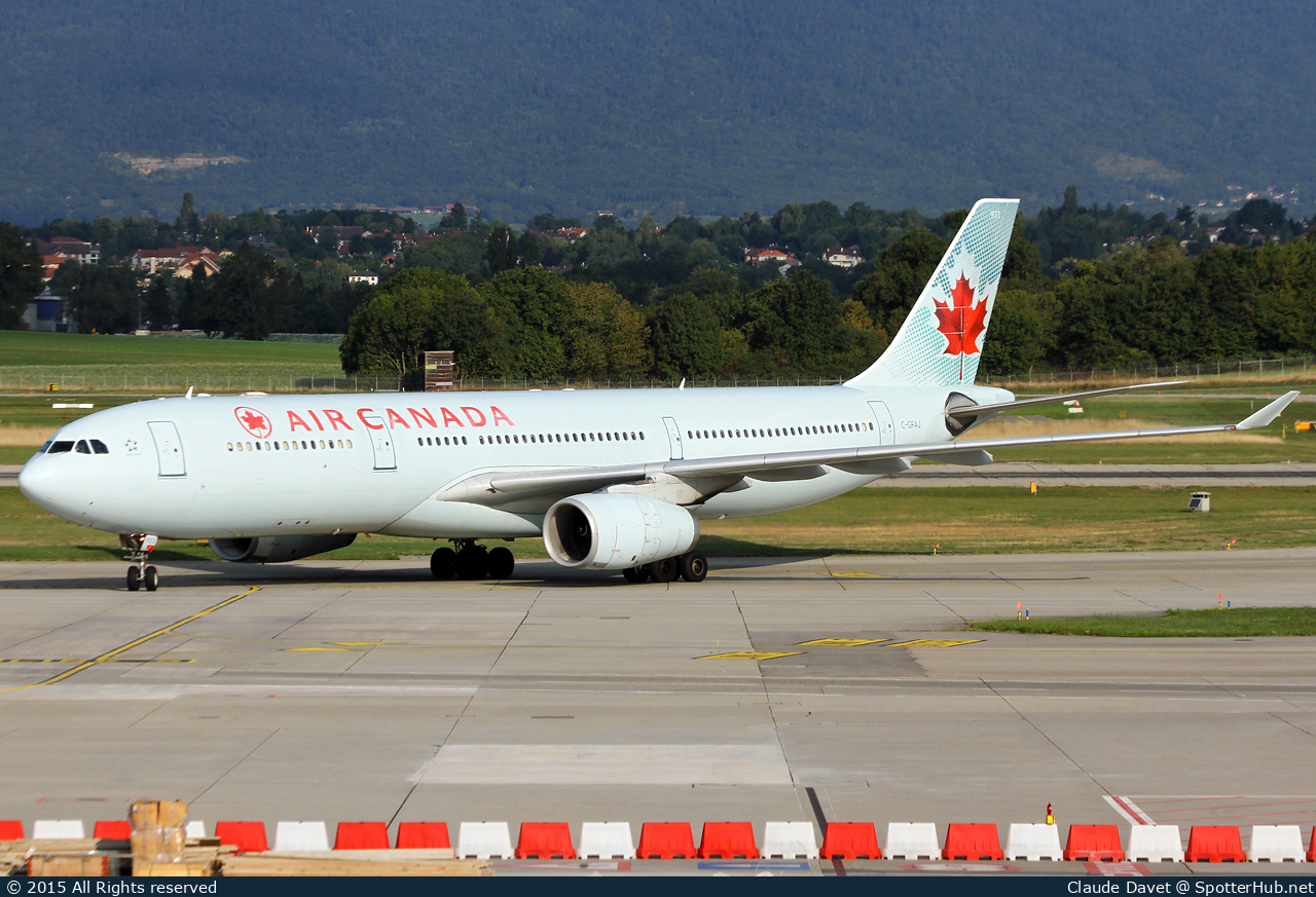 Photo of C-GFAJ - Airbus A330-343 operated by Air Canada