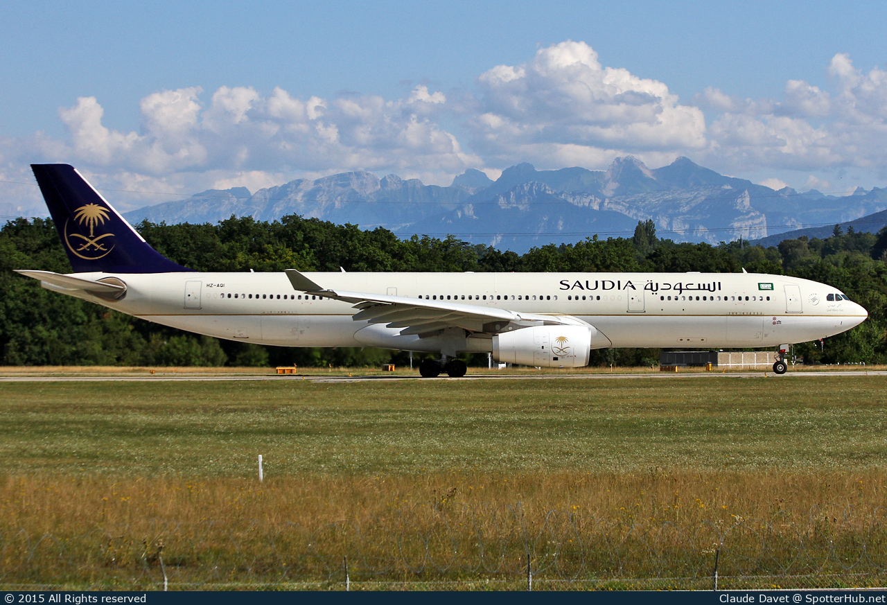 Photo of HZ-AQI - Airbus A330-343 operated by Saudia