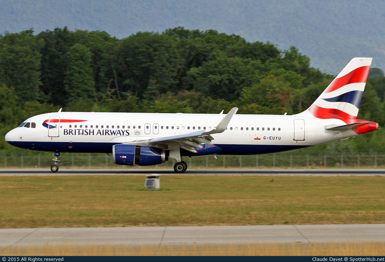 Photo of G-EUYU - Airbus A320-232 operated by British Airways