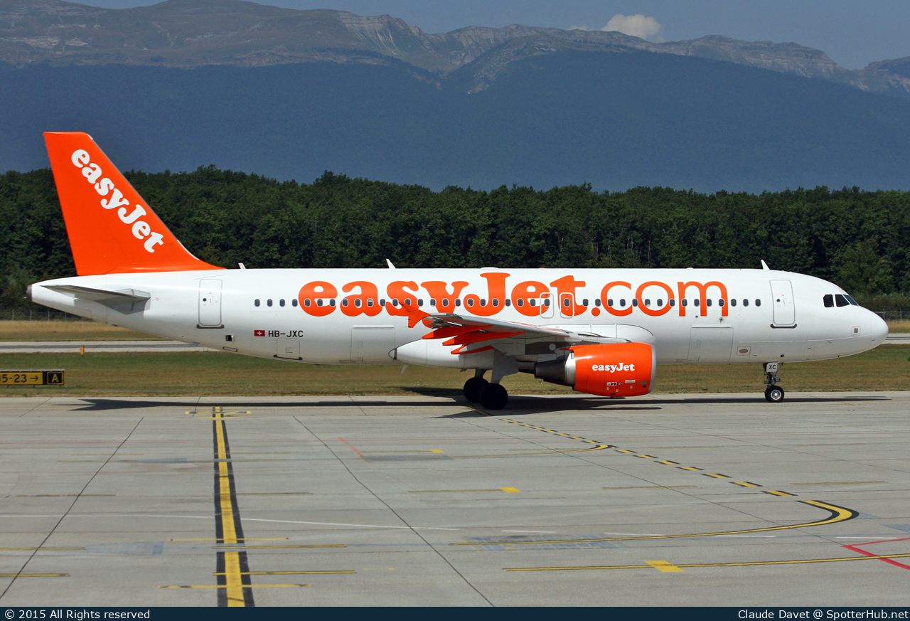 Photo of HB-JXC - Airbus A320-214 operated by easyJet Switzerland