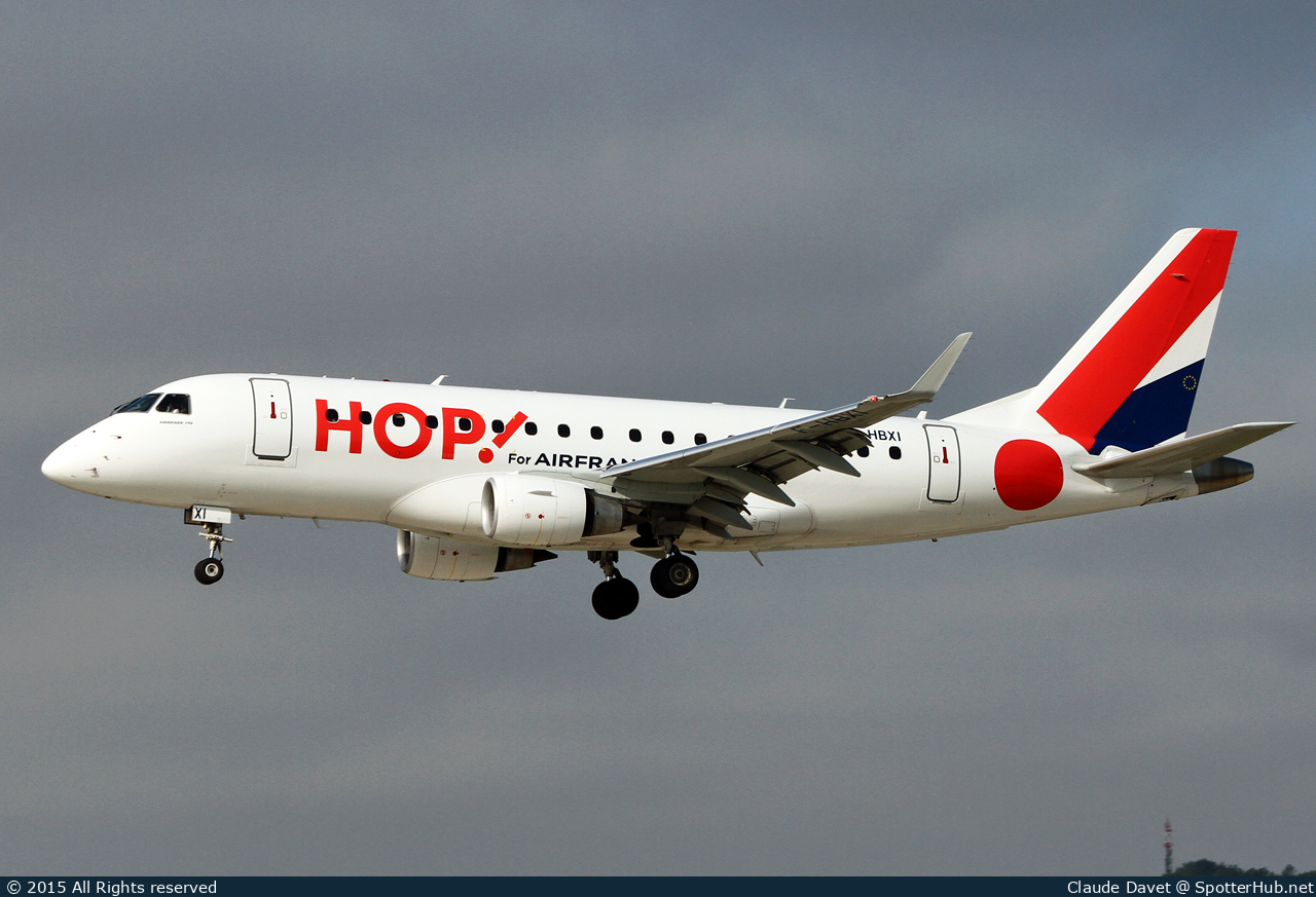 Photo of F-HBXI - Embraer ERJ-170STD operated by Air France HOP