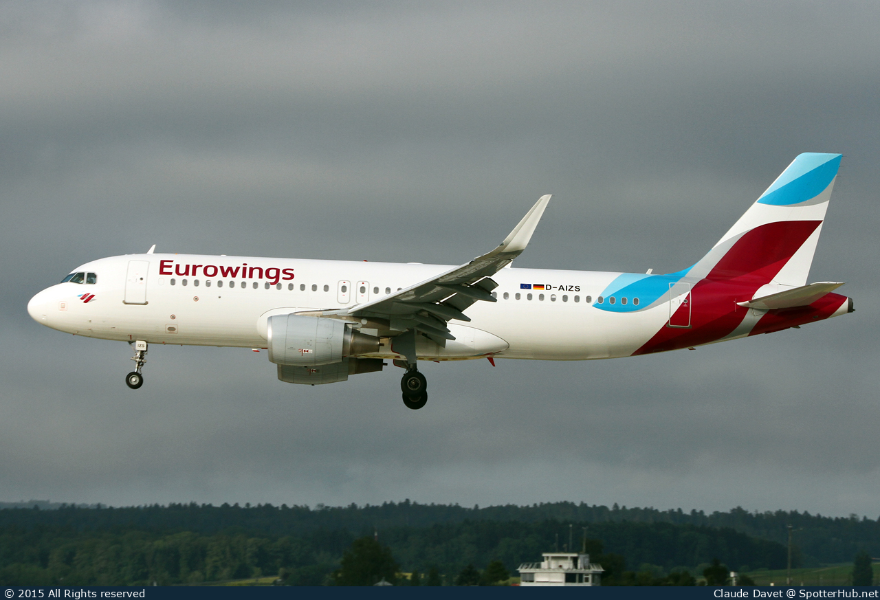 Photo of D-AIZS - Airbus A320-214 operated by Eurowings