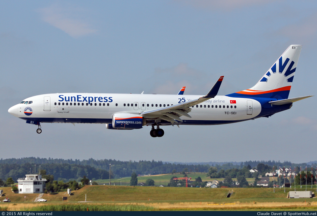 Photo of TC-SEI - Boeing 737-8HC operated by SunExpress