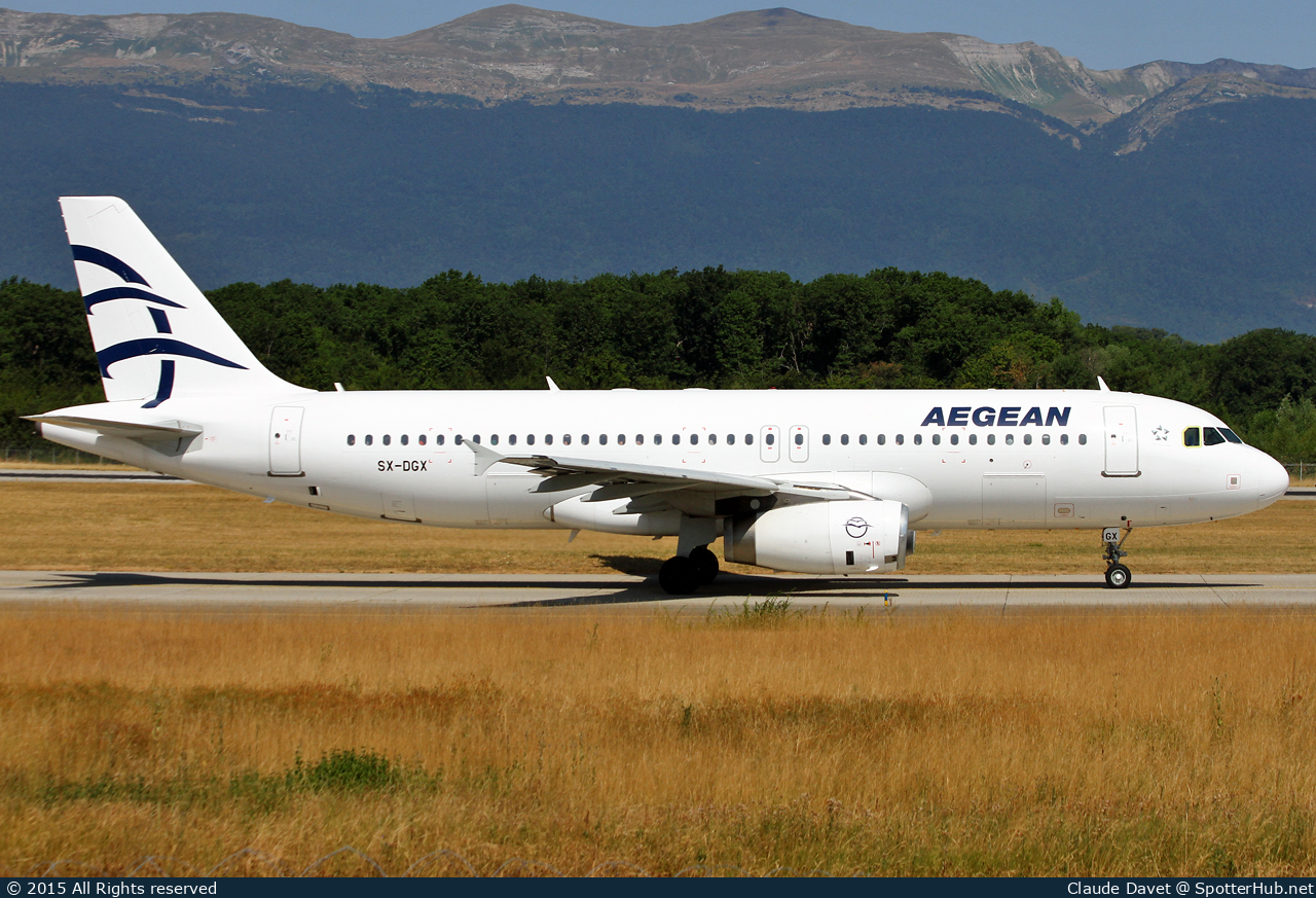 Photo of SX-DGX - Airbus A320-232 operated by Aegean Airlines