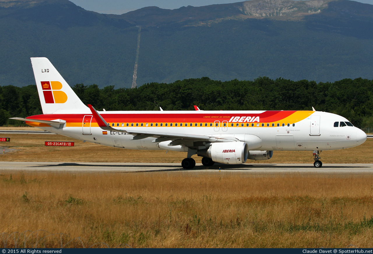 Photo of EC-LXQ - Airbus A320-216 operated by Iberia