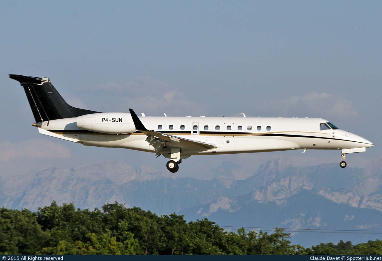 Photo of P4-SUN - Embraer Legacy 600 operated by Hyperion Aviation