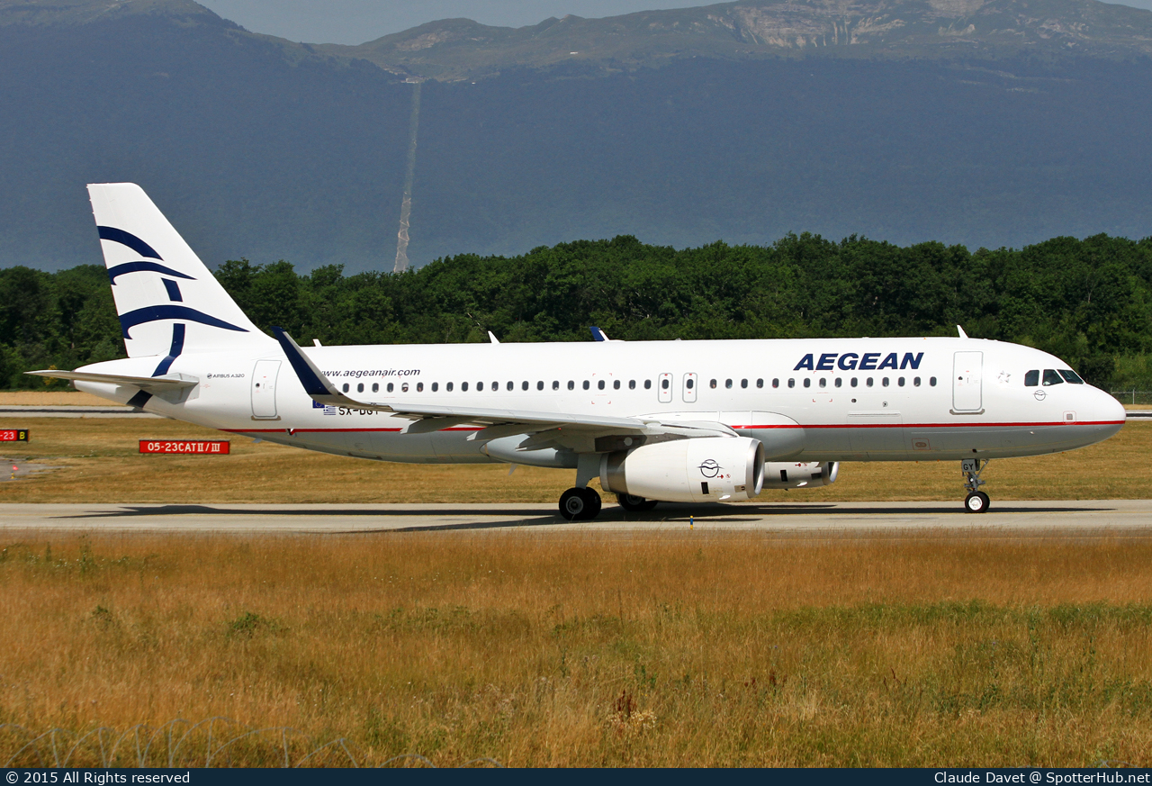 Photo of SX-DGY - Airbus A320-232 operated by Aegean Airlines