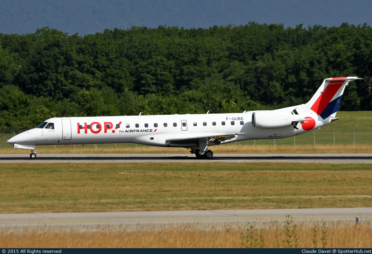 Photo of F-GUBE - Embraer ERJ-145MP operated by Air France HOP