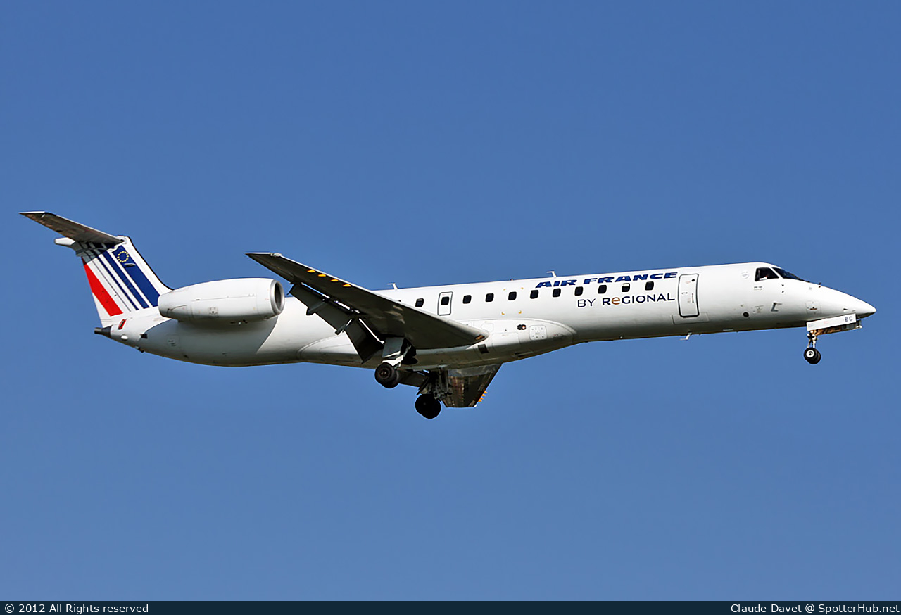 Photo of F-GUBC - Embraer ERJ-145MP operated by Air France (opb Régional)