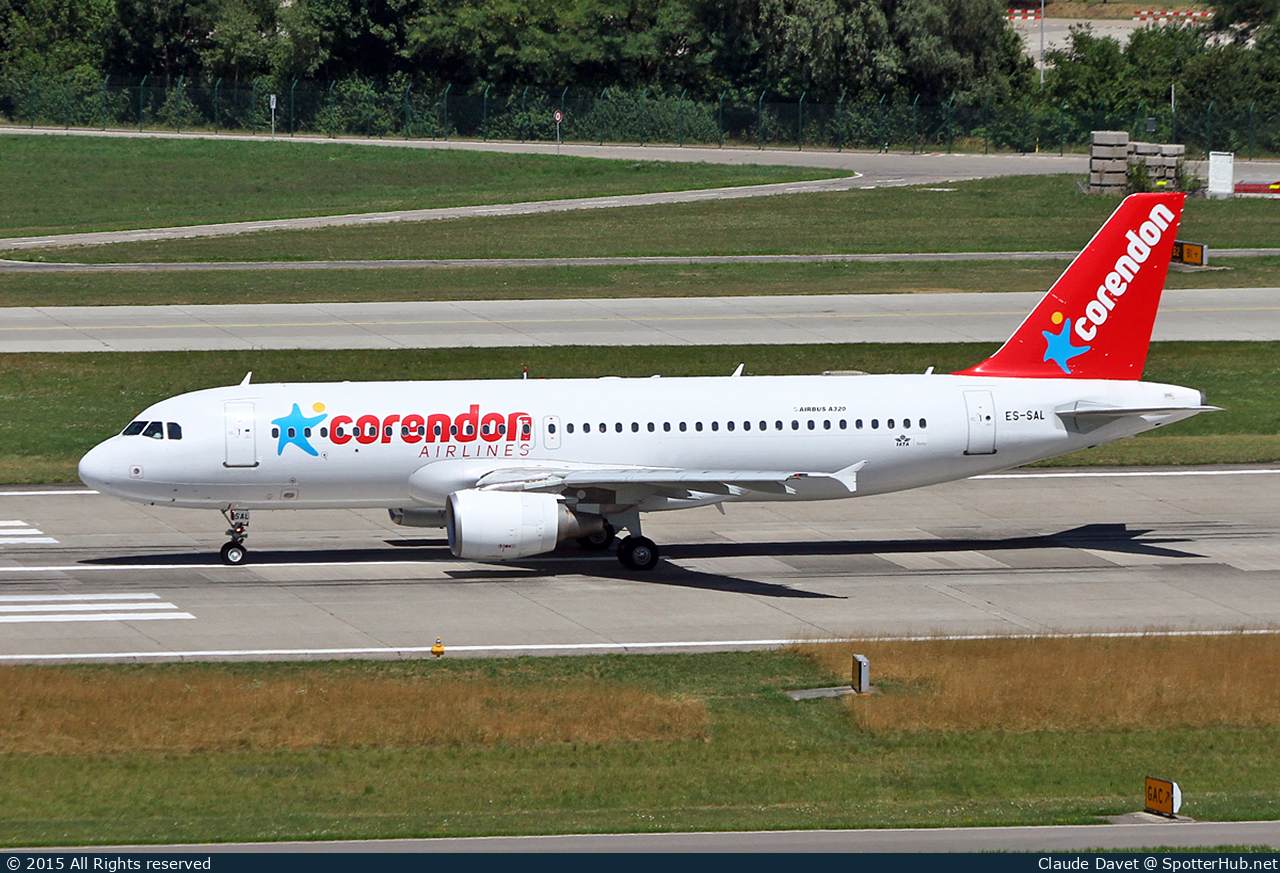Photo of ES-SAL - Airbus A320-214 operated by Corendon Airlines (opb SmartLynx Estonia)