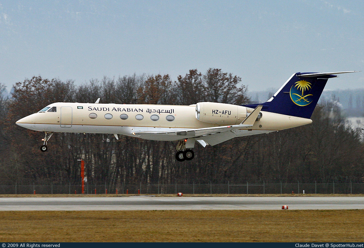 Photo of HZ-AFU - Gulfstream GIV operated by Saudi Arabian Special Flight Services