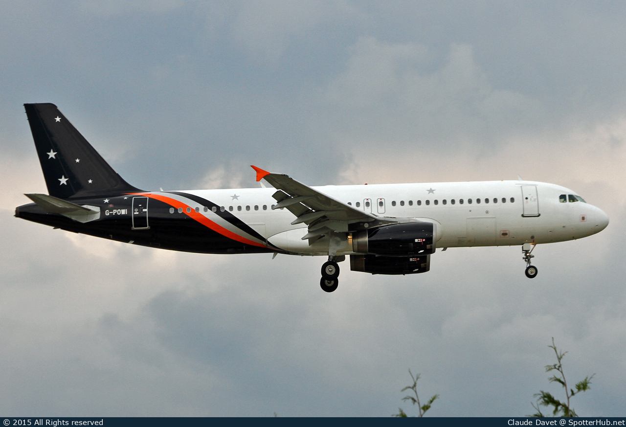 Photo of G-POWI - Airbus A320-233 operated by Titan Airways