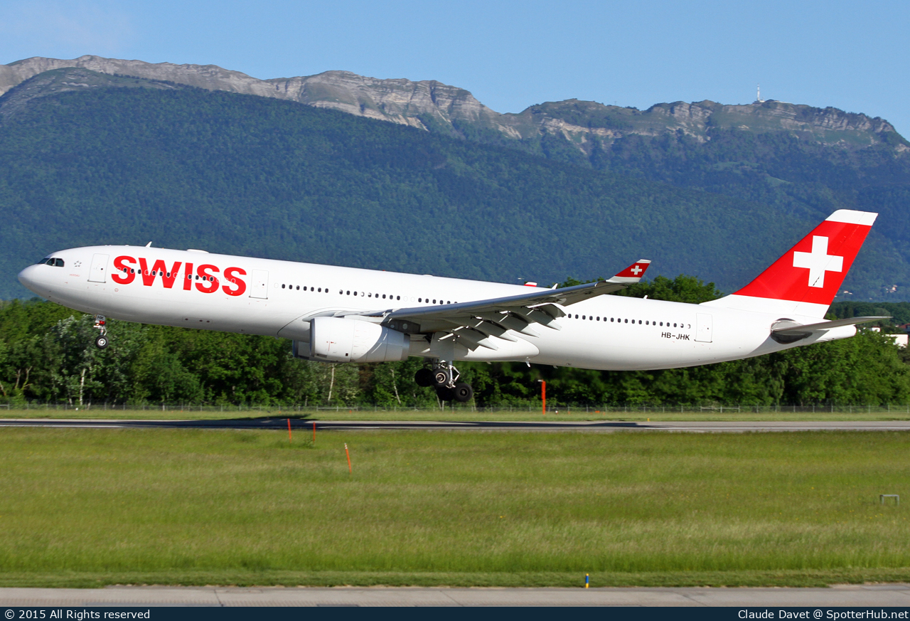 Photo of HB-JHK - Airbus A330-343 operated by Swiss International Air Lines