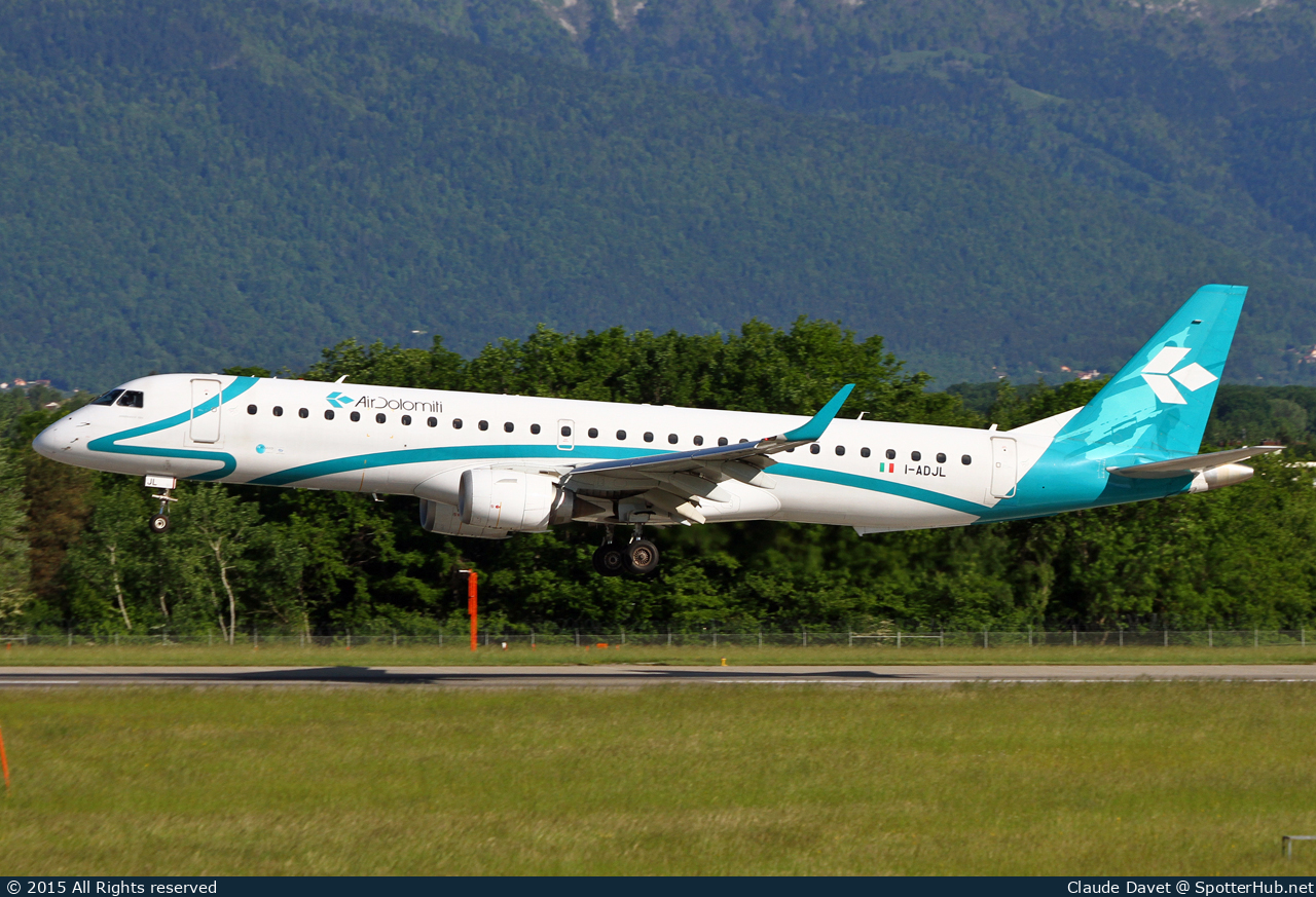 Photo of I-ADJL - Embraer ERJ-195LR operated by Air Dolomiti