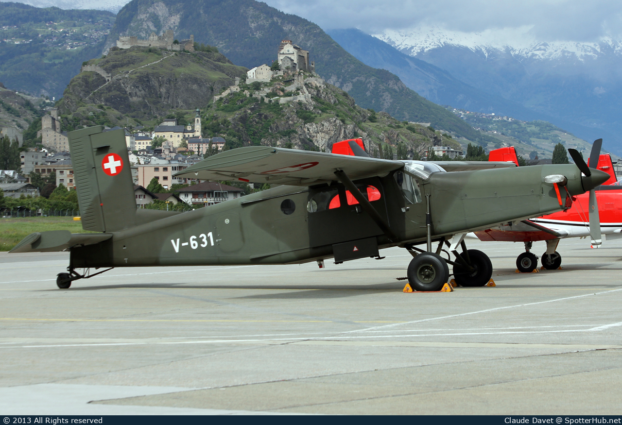 Photo of V-631 - Pilatus PC-6/B2-H2M Turbo Porter operated by Swiss Air Force