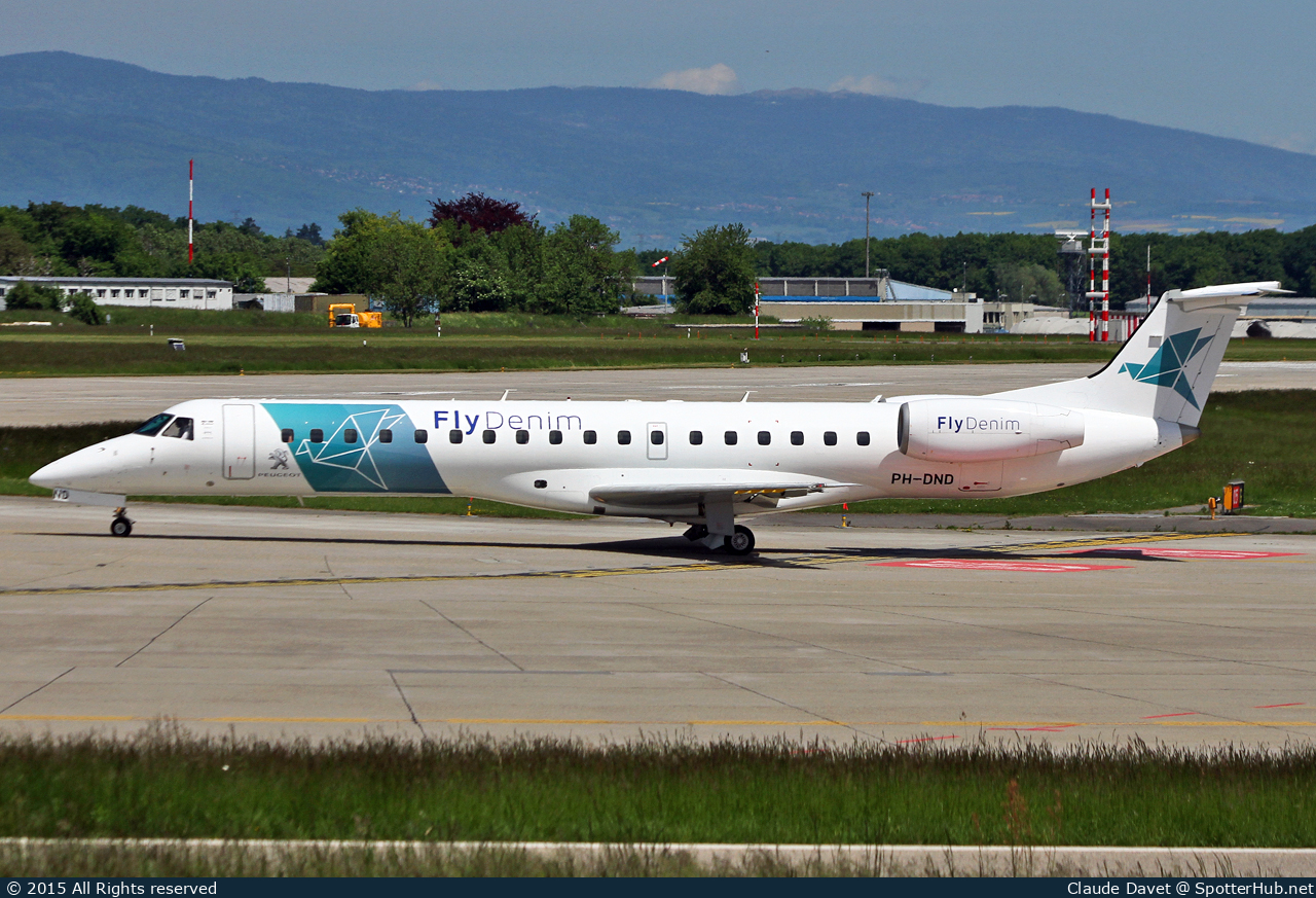Photo of PH-DND - Embraer ERJ-145MP operated by Denim Air