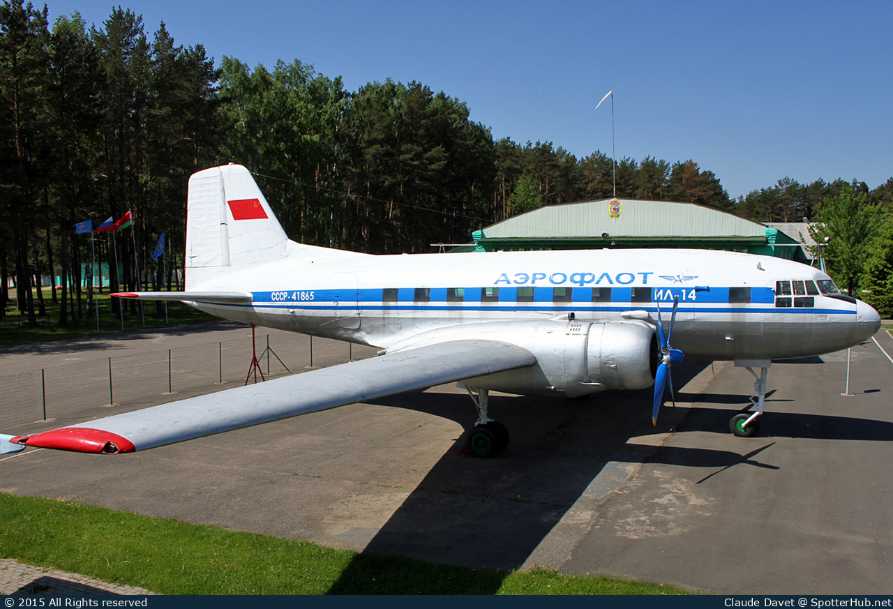 Photo of CCCP-41865 - Ilyushin Il-14M operated by Aeroflot
