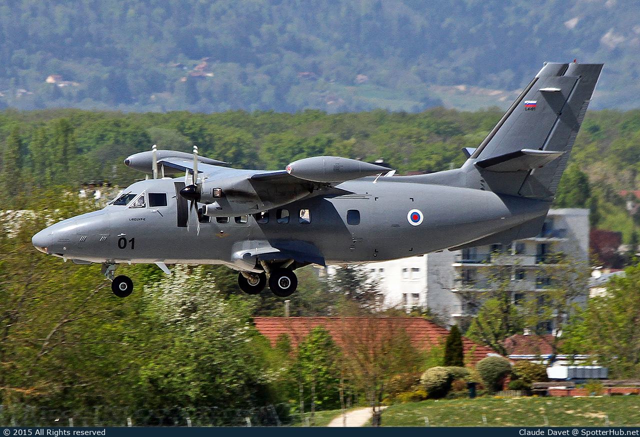 Photo of L4-01 - Let L-410UVP-E Turbolet operated by Slovenian Air Force