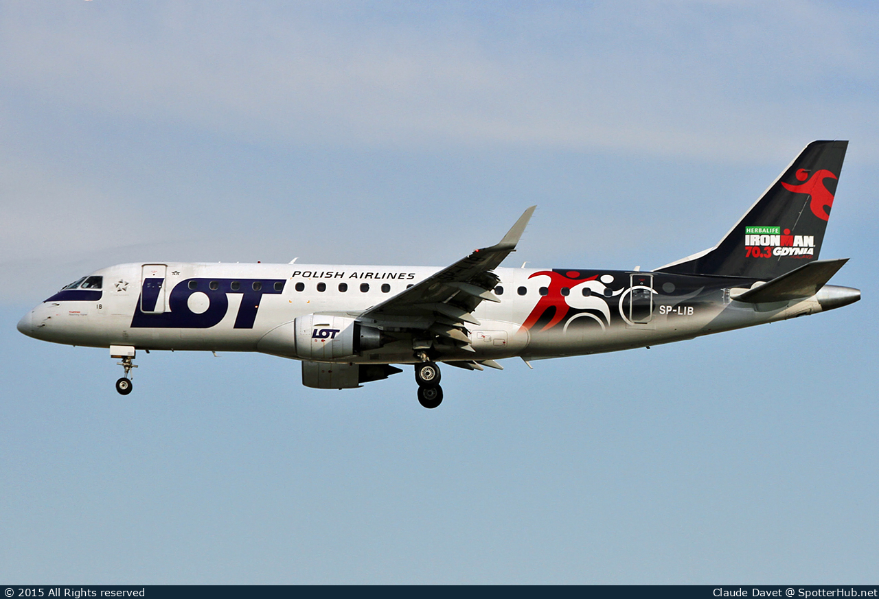 Photo of SP-LIB - Embraer ERJ-175STD operated by LOT Polish Airlines