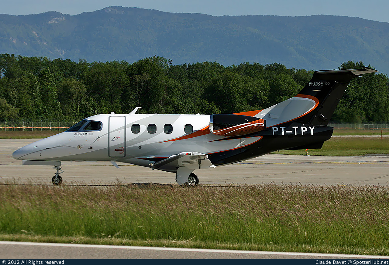 Photo of PT-TPY - Embraer Phenom 100 operated by Embraer