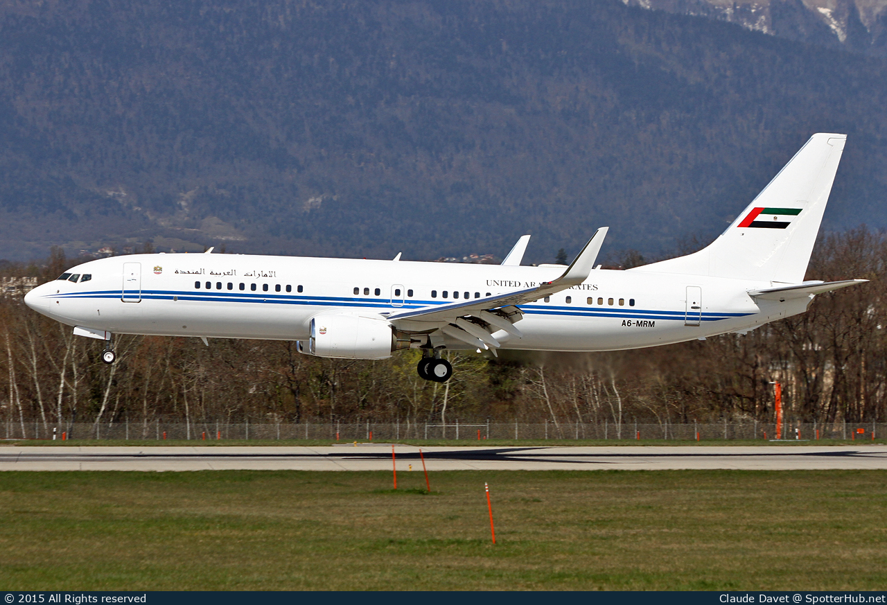 Photo of A6-MRM - Boeing 737-8EC(BBJ2) operated by Dubai Royal Air Wing