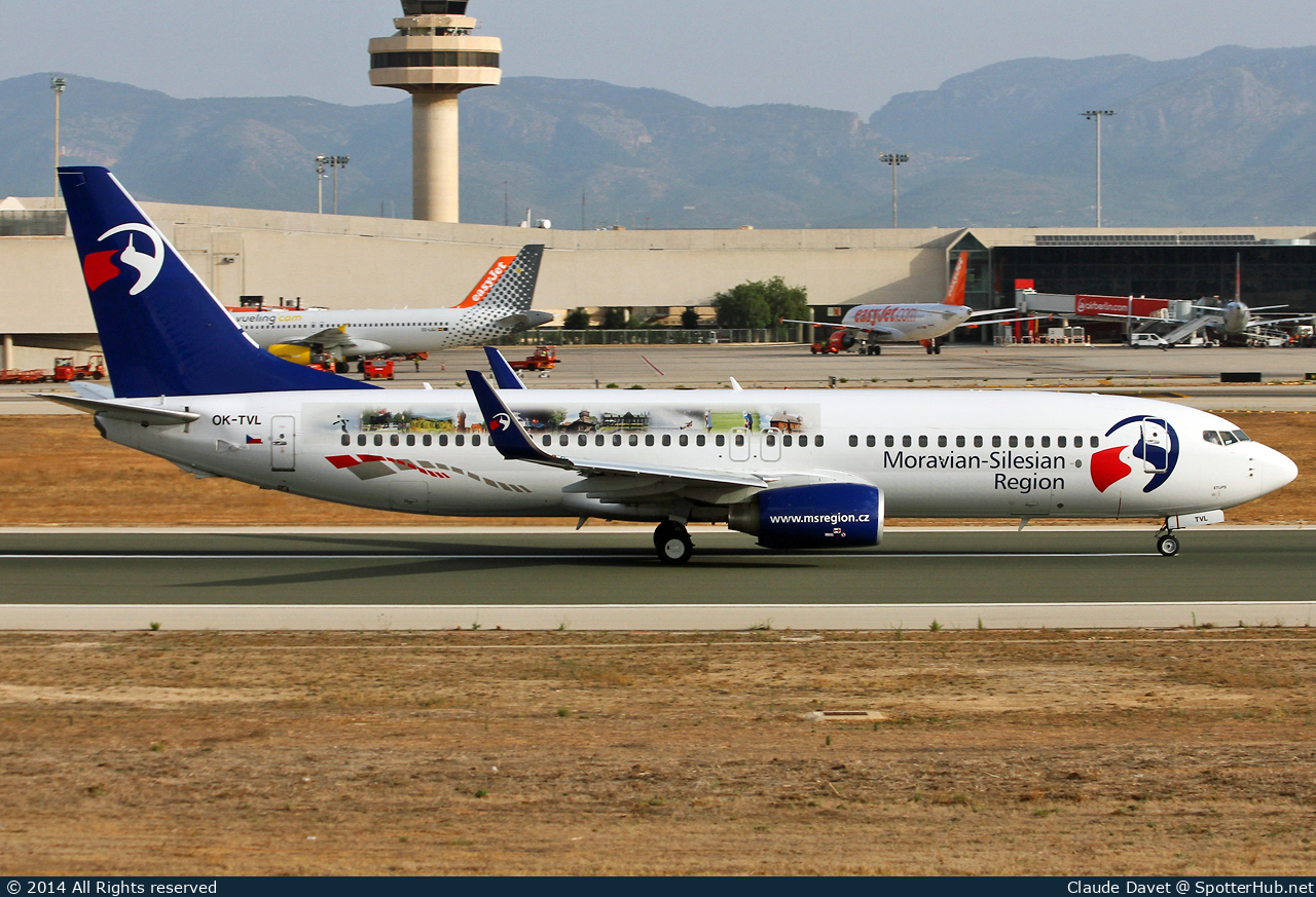 Photo of OK-TVL - Boeing 737-8FN operated by Travel Service
