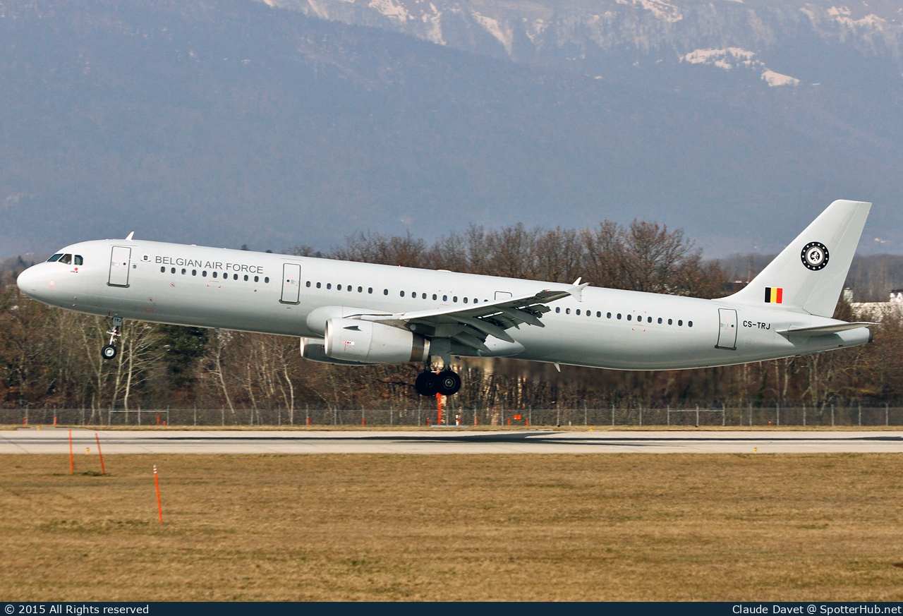 Photo of CS-TRJ - Airbus A321-231 operated by Belgian Air Force (opb Hi Fly)