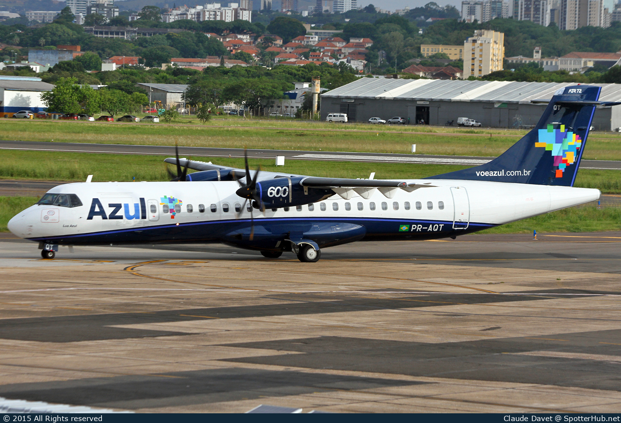 Photo of PR-AQT - ATR 72-600 operated by Azul