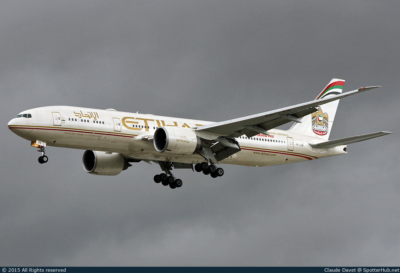Photo of A6-LRB - Boeing 777-237(LR) operated by Etihad Airways