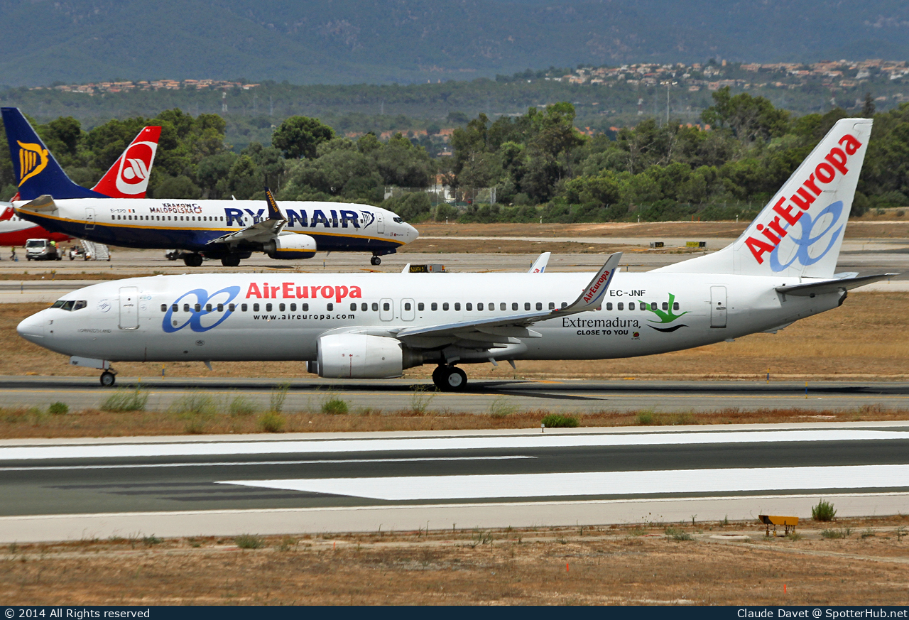 Photo of EC-JNF - Boeing 737-85P operated by Air Europa