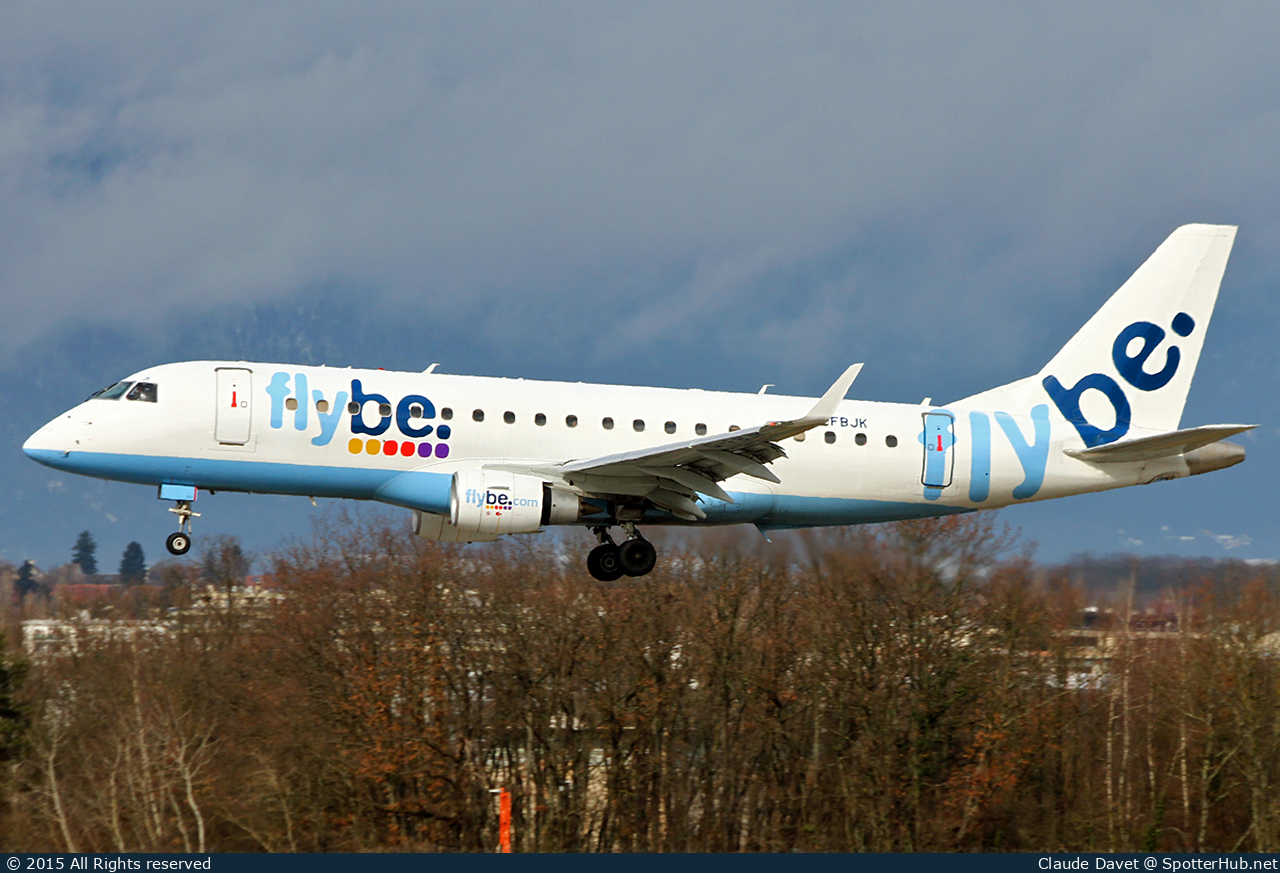 Photo of G-FBJK - Embraer ERJ-175STD operated by flybe