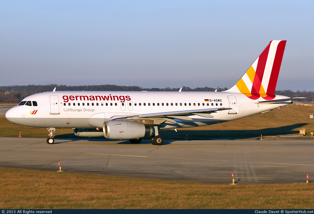 Photo of D-AGWX - Airbus A319-132 operated by Germanwings