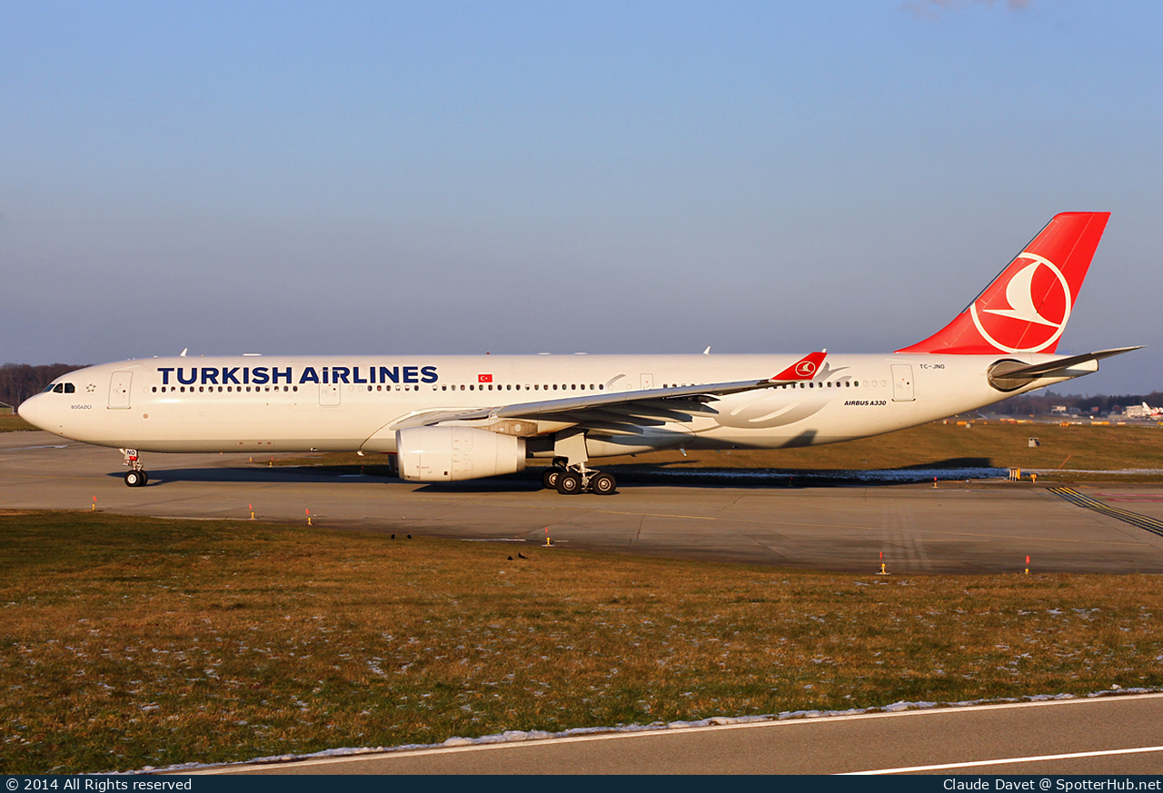 Photo of TC-JNO - Airbus A330-343 operated by Turkish Airlines