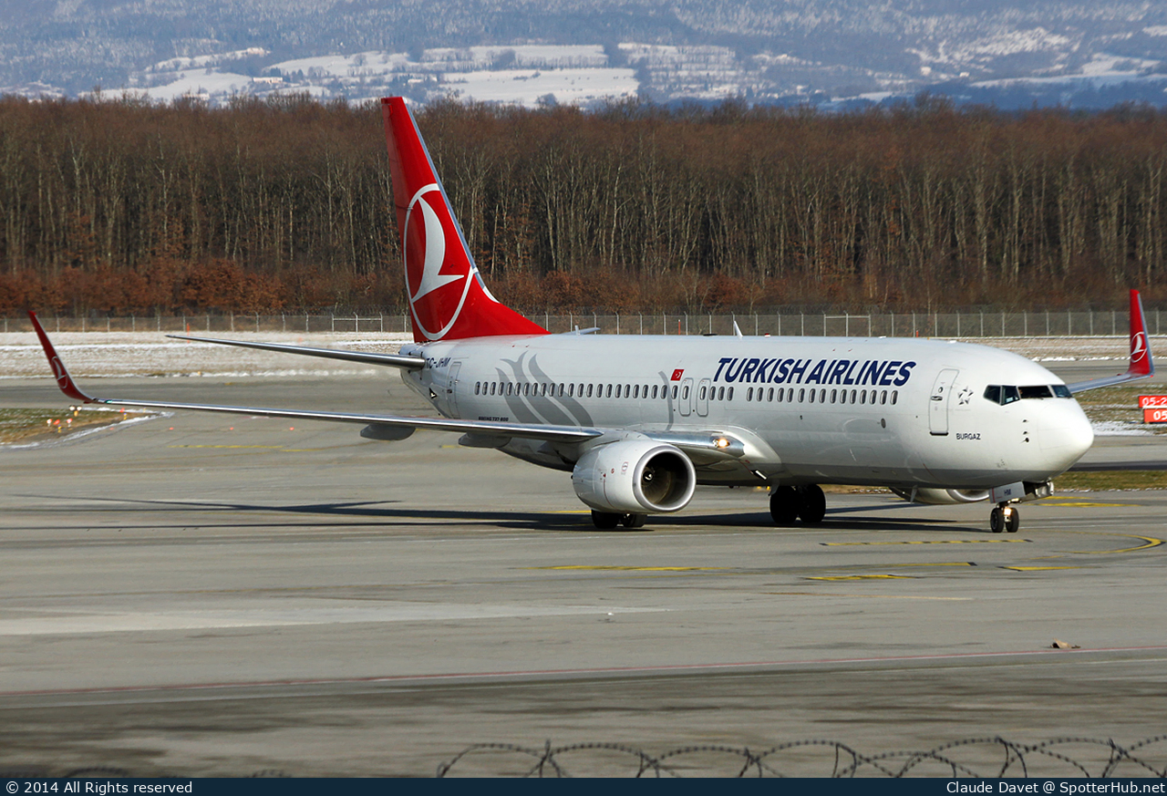 Photo of TC-JHM - Boeing 737-8F2 operated by Turkish Airlines
